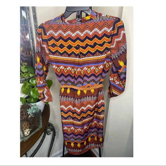 Fun Pattern Dress - Picture 2 of 2